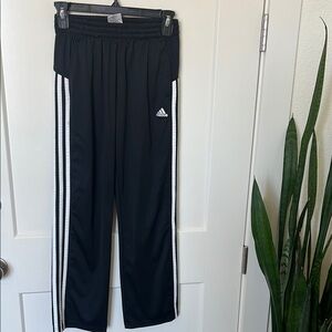 Adidas Black and White Joggers Sweatpants